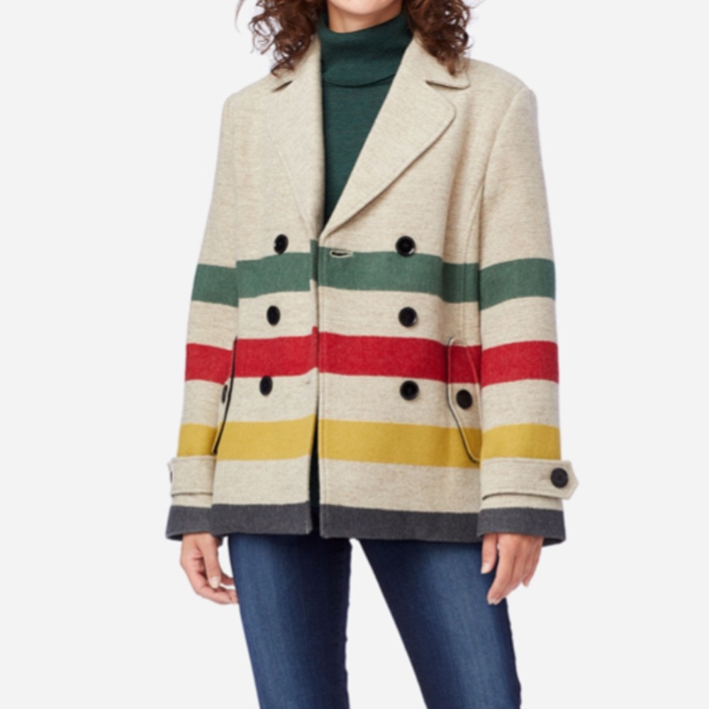 Pendleton Glacier Park Wool Pea Coat